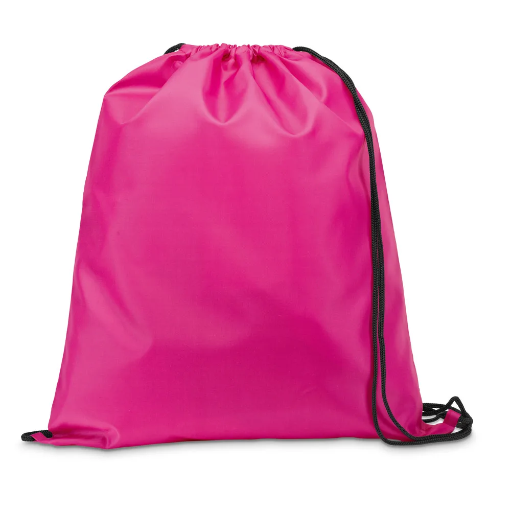 Conjunto de sacolas tipo mochila Carnaby em várias cores, como roxo, rosa, azul, amarelo, laranja e cinza